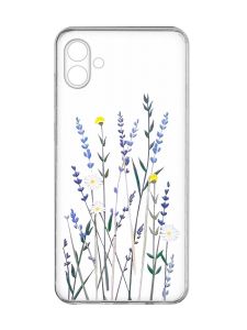 Прозорий чохол на Samsung Galaxy A04e/A042 :: Польові квіти (принт 270)