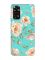 Матовий бірюзовий чохол на Xiaomi Redmi Note 11 :: Квіти пастельні (принт 277)