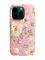Матовий рожевий чохол на Apple iPhone 14 Pro :: Квіти пастельні (принт 277)