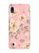 Матовий рожевий чохол на Samsung Galaxy A10 (2019) A105 :: Квіти пастельні (принт 277)