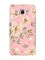 Матовий рожевий чохол на Samsung Galaxy J5(2016) J510 :: Квіти пастельні (принт 277)