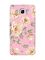 Матовий рожевий чохол на Samsung Galaxy J7(2016) J710 :: Квіти пастельні (принт 277)