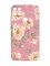 Матовий рожевий чохол на Xiaomi Redmi 10C :: Квіти пастельні (принт 277)