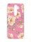 Матовий рожевий чохол на Xiaomi Redmi Note 8 Pro :: Квіти пастельні (принт 277)