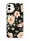 Матовий чорний чохол на Apple iPhone 11 (6.1) :: Квіти пастельні (принт 277)
