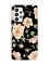 Матовий чорний чохол на Samsung Galaxy A53 4G/5G :: Квіти пастельні (принт 277)