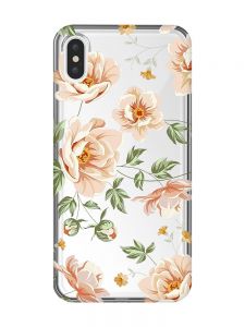 Прозорий чохол на iPhone XS Max :: Квіти пастельні (принт 277)