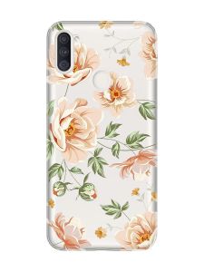 Прозорий чохол на Samsung Galaxy A11 :: Квіти пастельні (принт 277)