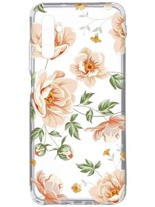 Прозорий чохол на Samsung Galaxy A34 5G/A346 :: Квіти пастельні (принт 277)