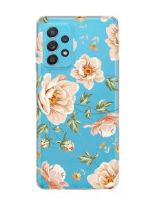 Прозорий чохол на Samsung Galaxy A52 :: Квіти пастельні (принт 277)