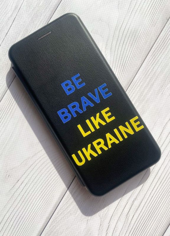 Чохол-книжка з малюнком для Samsung Galaxy A02s Чорний :: Сміливість (принт 5)