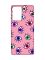 Матовий рожевий чохол на Samsung Galaxy A52 :: Різнокольорові очі (принт 336)
