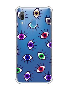 Чохол з потовщеними кутами на Samsung Galaxy A30 (2019) / A20 (2019) :: Різнокольорові очі (принт 336)