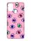 Матовий рожевий чохол на Samsung Galaxy M30s/M21 :: Різнокольорові очі (принт 336)