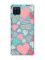 Чохол з потовщеними кутами на Samsung A12 4G :: Різнокольорові сердечка (принт 334)