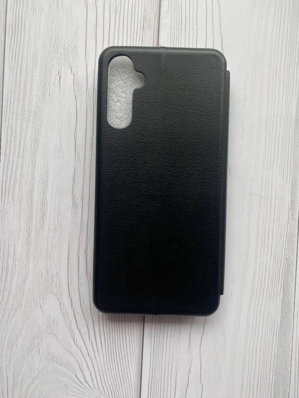 Чохол-книжка з малюнком для Samsung Galaxy A14 5G Чорний :: Котик (принт 125)