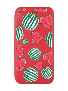 Чохол-книжка з малюнком для Samsung Galaxy A14 5G Червоний :: Кавуни сердечка (принт 343)