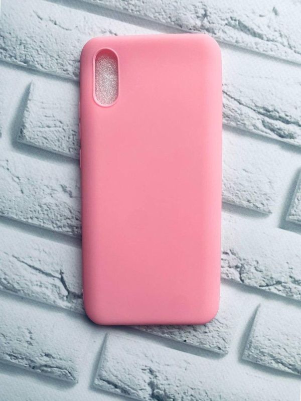 Силіконовий матовий чохол для Xiaomi Redmi 9А Рожевий