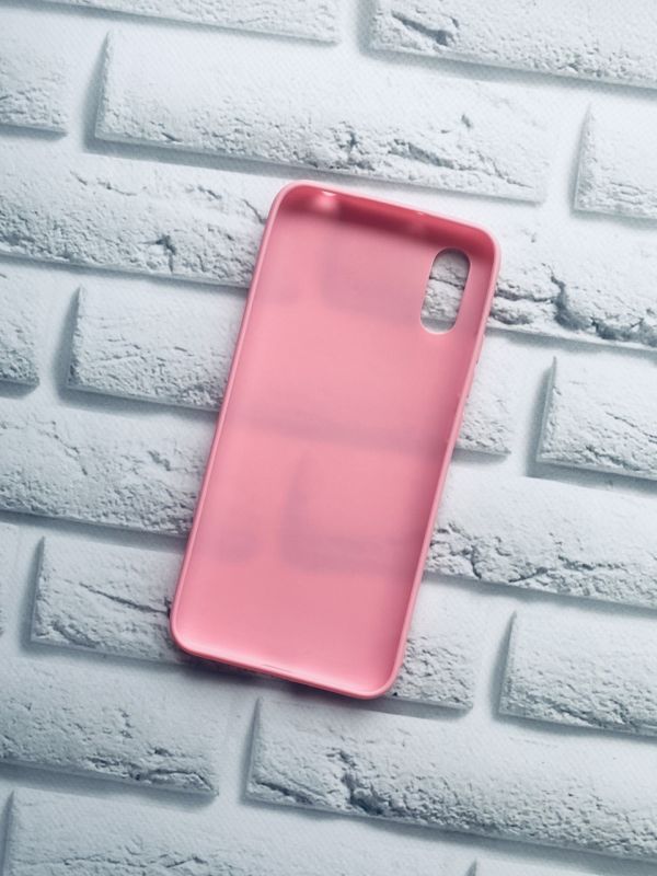 Силіконовий матовий чохол для Xiaomi Redmi 9А Рожевий