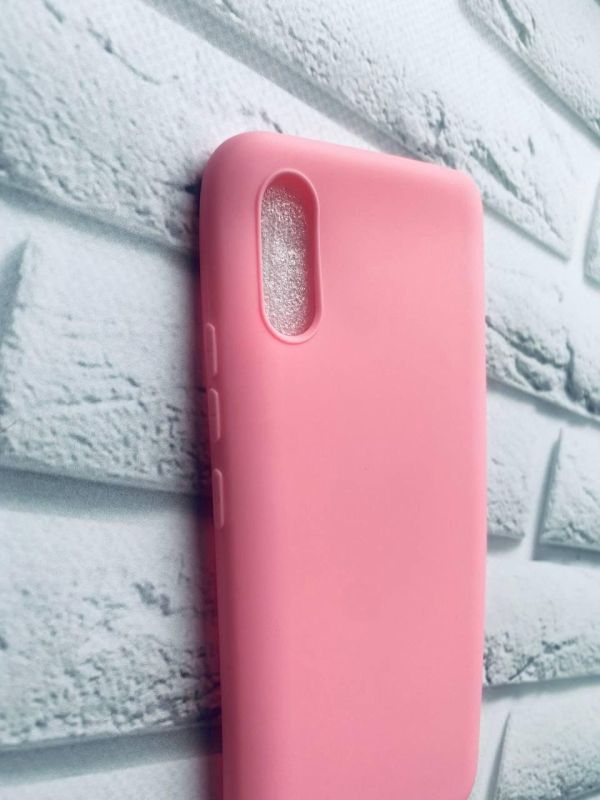 Силіконовий матовий чохол для Xiaomi Redmi 9А Рожевий