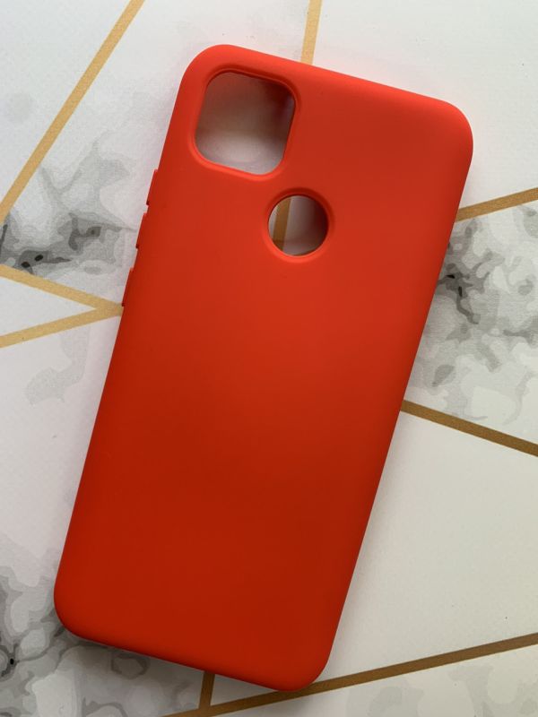 Силіконовий чохол Silicone Case (без лого) для Xiaomi Redmi 9C / 10A Червоний