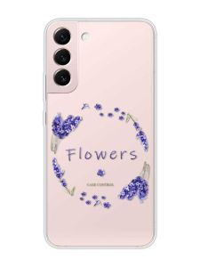 Прозорий чохол на Samsung Galaxy S22 :: Лавандовий віночок (принт 19)