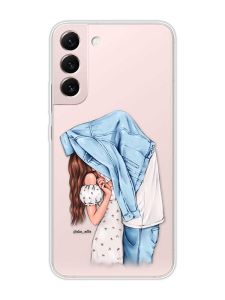 Прозорий чохол на Samsung Galaxy S22 :: Поцілунок (принт 33)