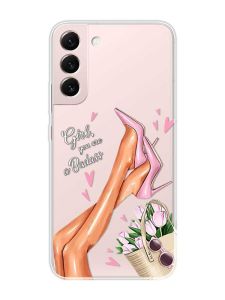 Прозорий чохол на Samsung Galaxy S22 :: Ніжки (принт 62)