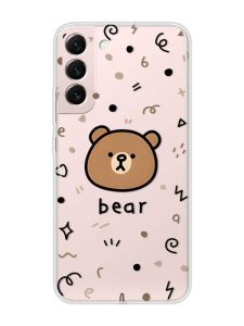 Прозорий чохол на Samsung Galaxy S22 :: Ведмедик (принт 76)