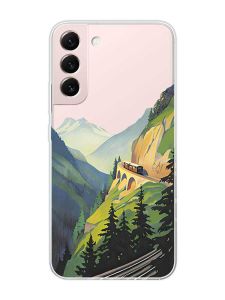 Прозорий чохол на Samsung Galaxy S22 :: Пейзаж. Гори (принт 87)