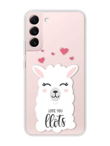 Прозорий чохол на Samsung Galaxy S22 :: Лама (принт 94)