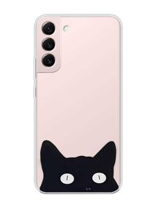 Прозорий чохол на Samsung Galaxy S22 :: Котик (принт 119)