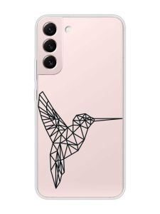 Прозорий чохол на Samsung Galaxy S22 :: Колібрі (принт 122)