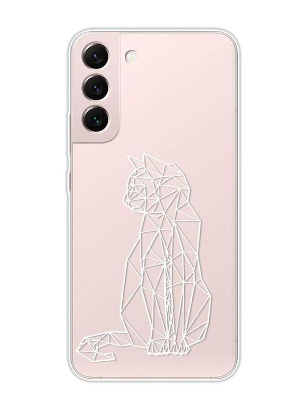 Прозорий чохол на Samsung Galaxy S22 :: Котик (принт 125)