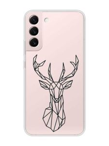 Прозорий чохол на Samsung Galaxy S22 :: Олень (принт 128)