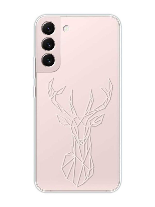 Прозорий чохол на Samsung Galaxy S22 :: Олень (принт 129)