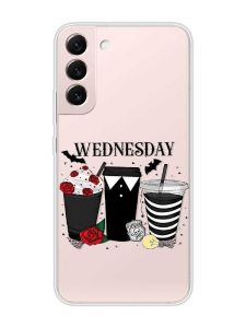 Прозорий чохол на Samsung Galaxy S22 :: Коктейлі. Венздей (принт 216)