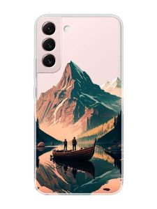 Прозорий чохол на Samsung Galaxy S22 :: Човен. Пейзаж (принт 246)