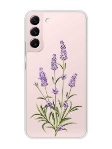 Прозорий чохол на Samsung Galaxy S22 :: Гілочки лаванди (принт 266)