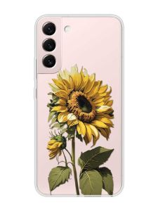 Прозорий чохол на Samsung Galaxy S22 :: Соняшник (принт 274)