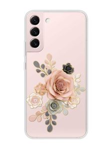 Прозорий чохол на Samsung Galaxy S22 :: Троянди (принт 275)