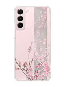 Прозорий чохол на Samsung Galaxy S22 :: Сакура у цвіті (принт 286)