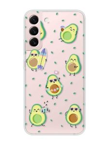 Прозорий чохол на Samsung Galaxy S22 :: Авокадо на відпочинку (принт 302)