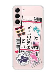 Прозорий чохол на Samsung Galaxy S22 :: Подорожі. Лос-Анджелес (принт 328)