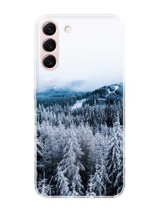 Чохол на Samsung Galaxy S22 :: Зимовий ліс (принт 164)