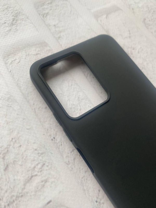 Силіконовий матовий чохол на Xiaomi Redmi Note 12 4G Чорний