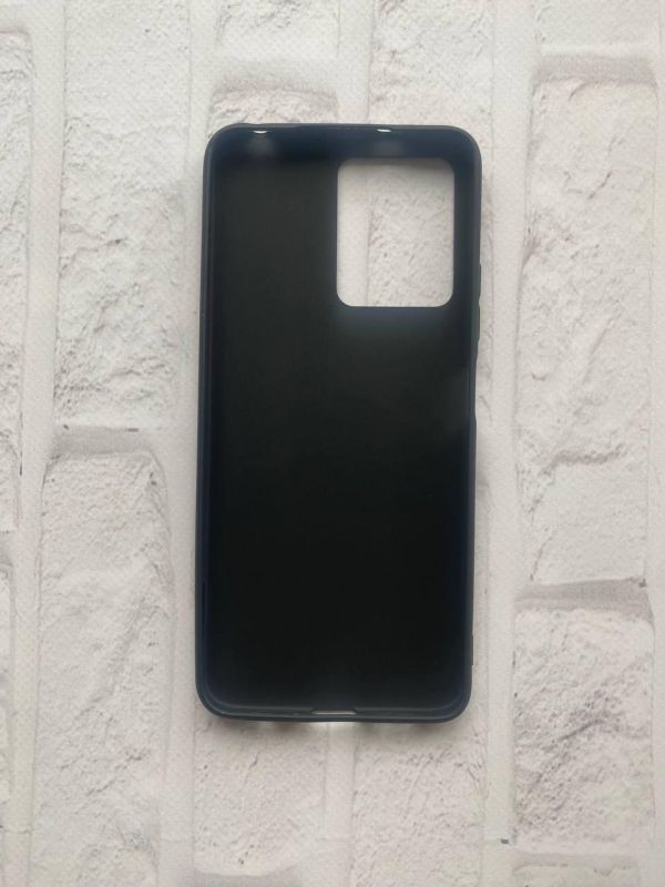 Силіконовий матовий чохол на Xiaomi Redmi Note 12 4G Чорний