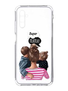 Прозорий чохол на Samsung Galaxy A34 5G/A346 :: Супер Мама (принт 29)