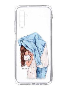 Прозорий чохол на Samsung Galaxy A34 5G/A346 :: Поцілунок (принт 33)