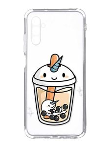 Прозорий чохол на Samsung Galaxy A34 5G/A346 :: Коктейль Єдиноріг (принт 96)